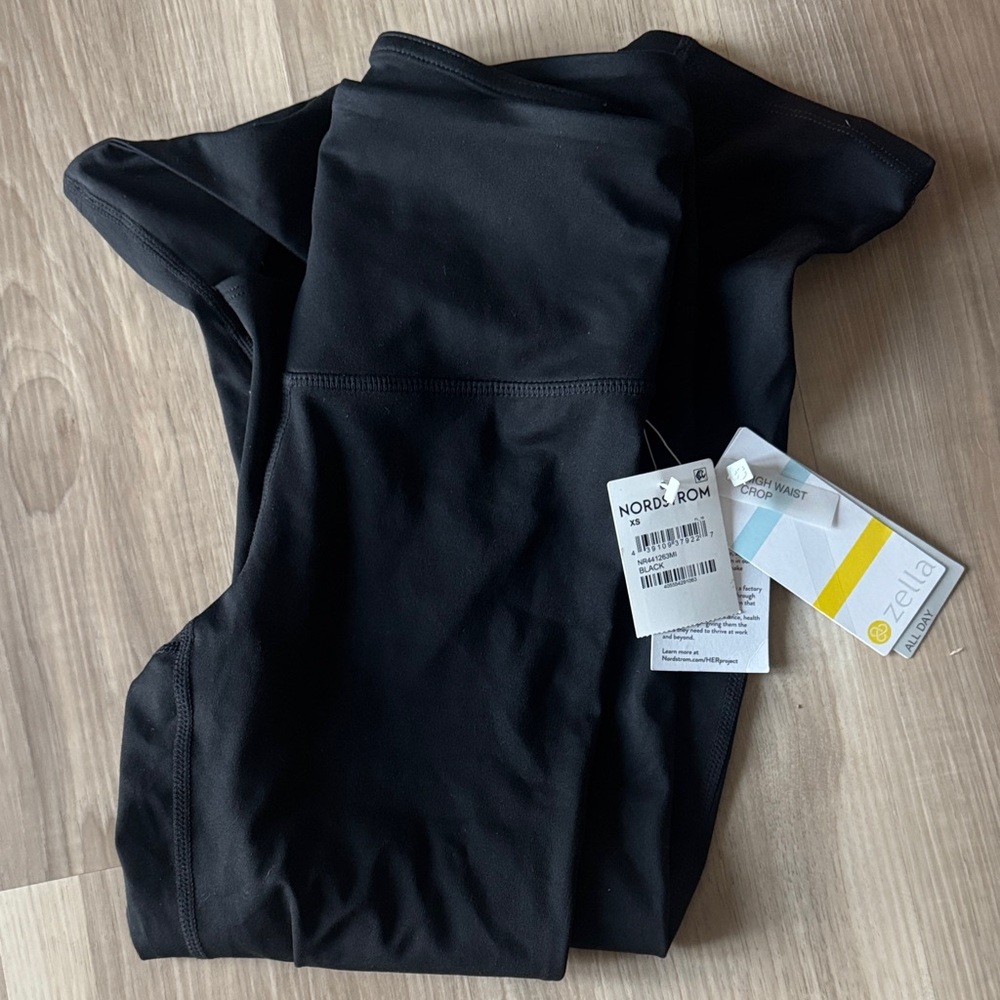 Zella Jet Black Performance Leggings